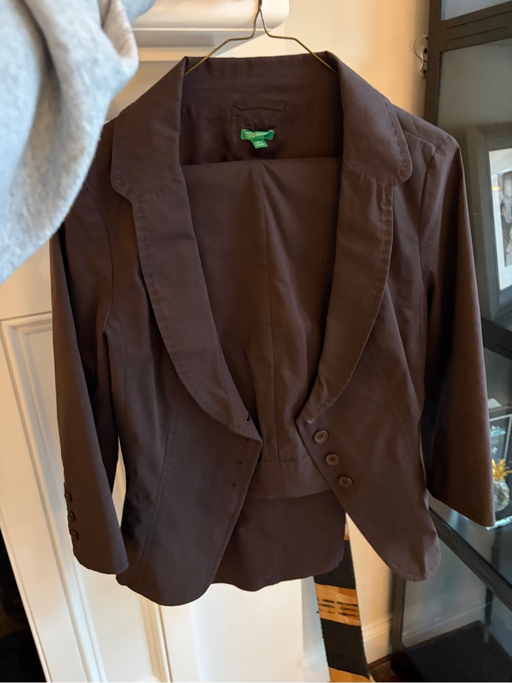 United Colors Of Benetton Brown Tailored Women's Blazer
